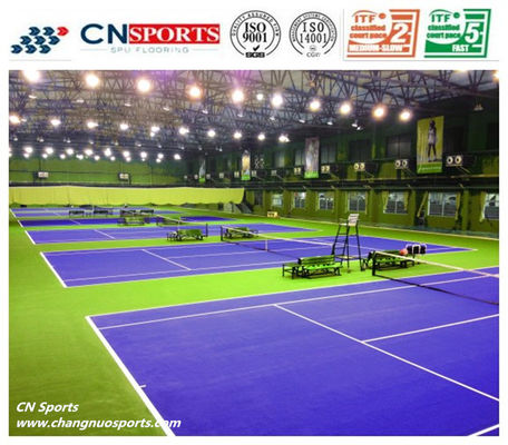 Indoor High Quanlity and No Discoloration And Durable Waterproof High Rebound Tennis Court Flooring