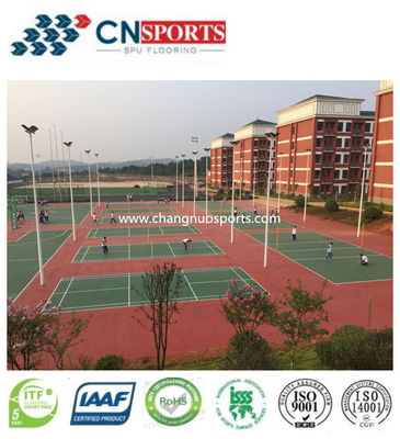 4mm  Crystal And High  Rebound and 0.035 Wearability Tennis Court Flooring