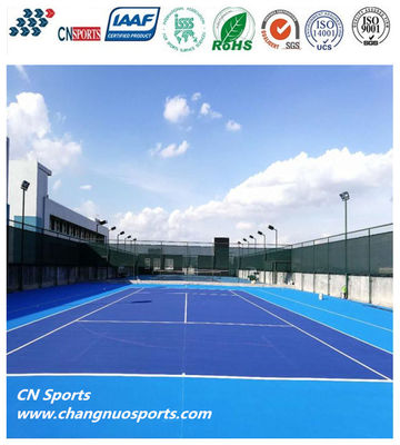 4mm  Crystal And High  Rebound and 0.035 Wearability Tennis Court Flooring