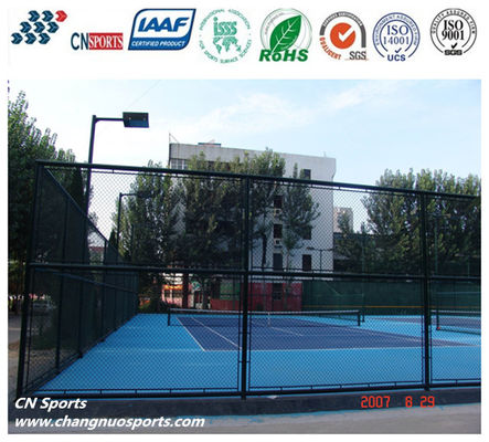 CN-S02 High Adhesion and Weatherability SPU Tennis Court System and Protect The Athletes' Joints Flooring