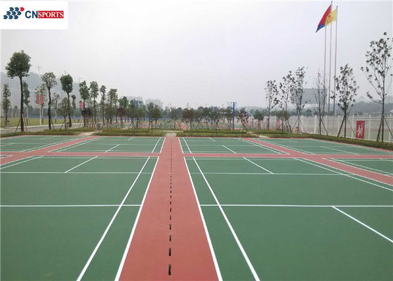 Level1 Flame Retardancy Silicon PU Tennis Court Flooring