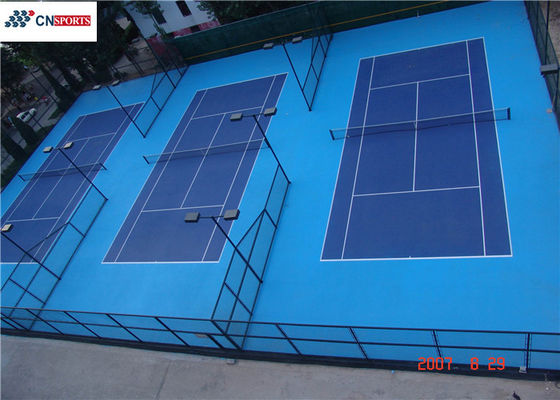 Concrete Asphalt Base Silicon PU Basketball Flooring High Rebound
