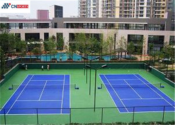 2.5mpa Tensile Strength Silicon PU Tennis Court Floolring