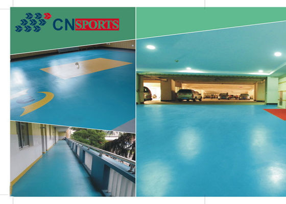 CN-C06 Color Crystal Car Park Epoxy Flooring Non Toxic Spraying Coating